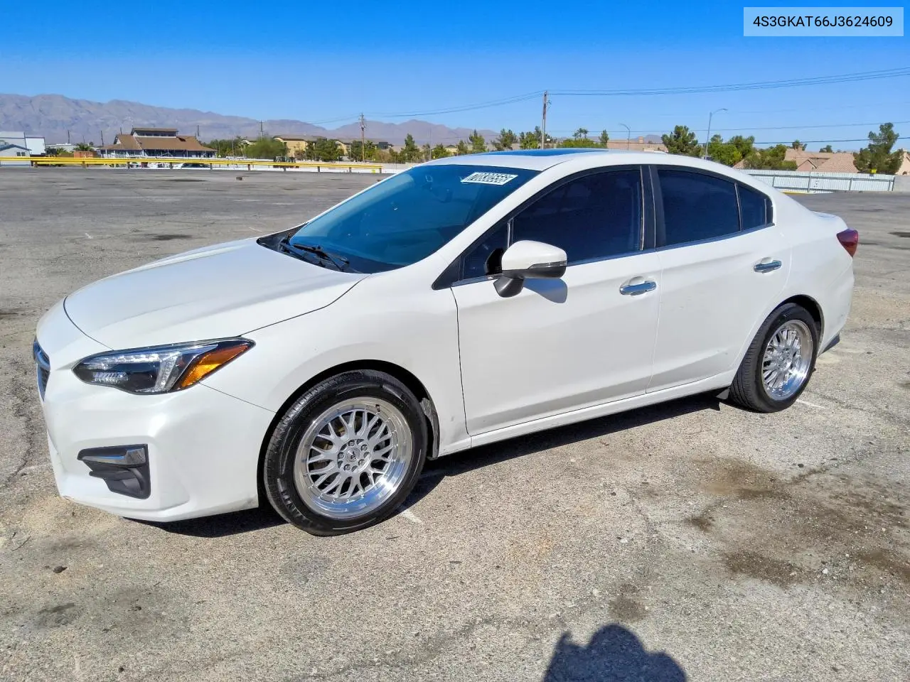 SUBARU IMPREZA 2018, VIN 4S3GKAT66J3624609