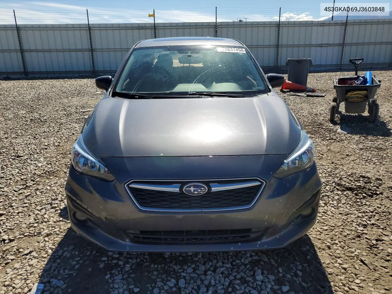 2018 SUBARU IMPREZA VIN 4S3GKAD69J3603848 — фото 5
