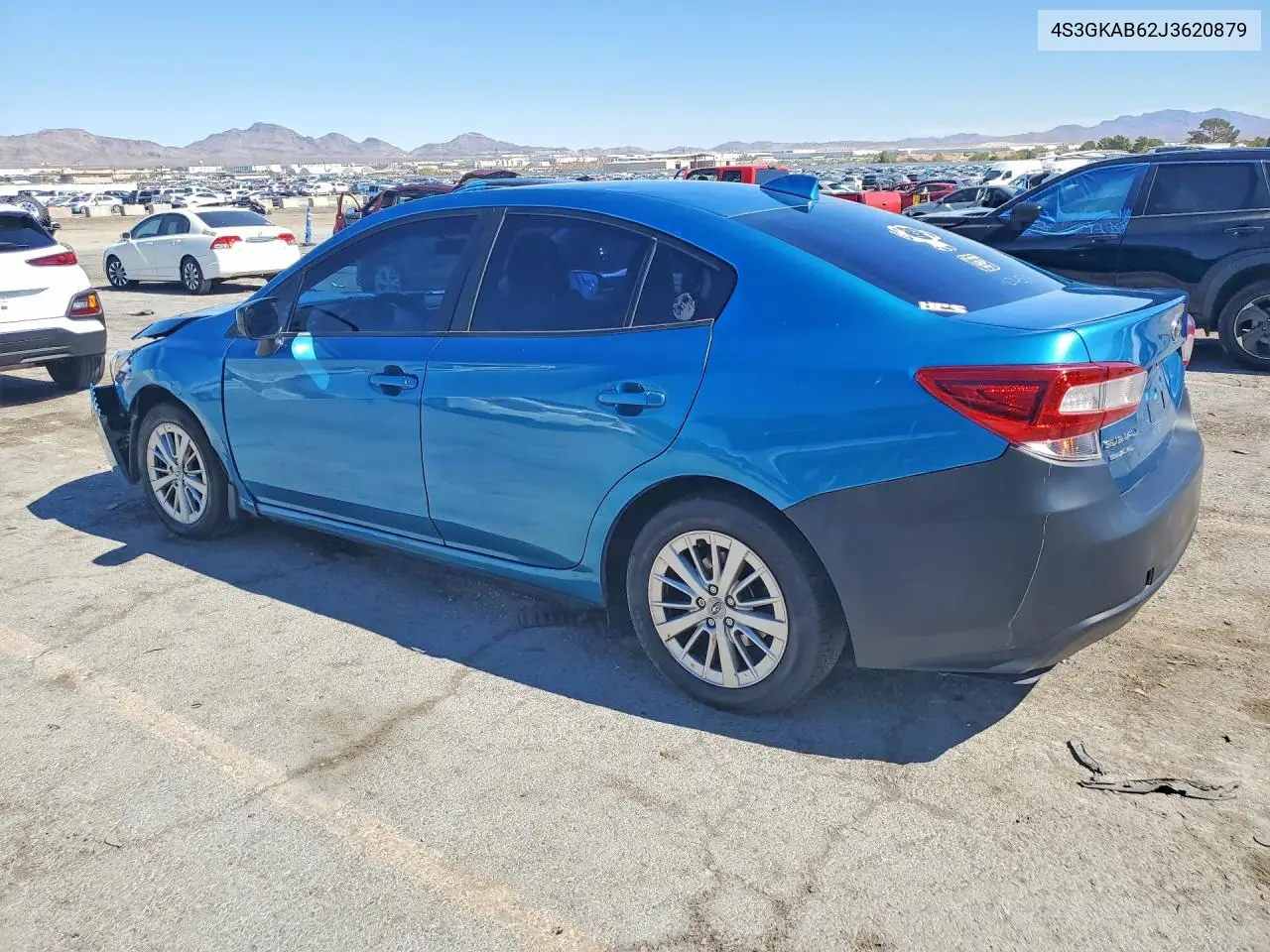 2018 SUBARU IMPREZA VIN 4S3GKAB62J3620879 — фото 2