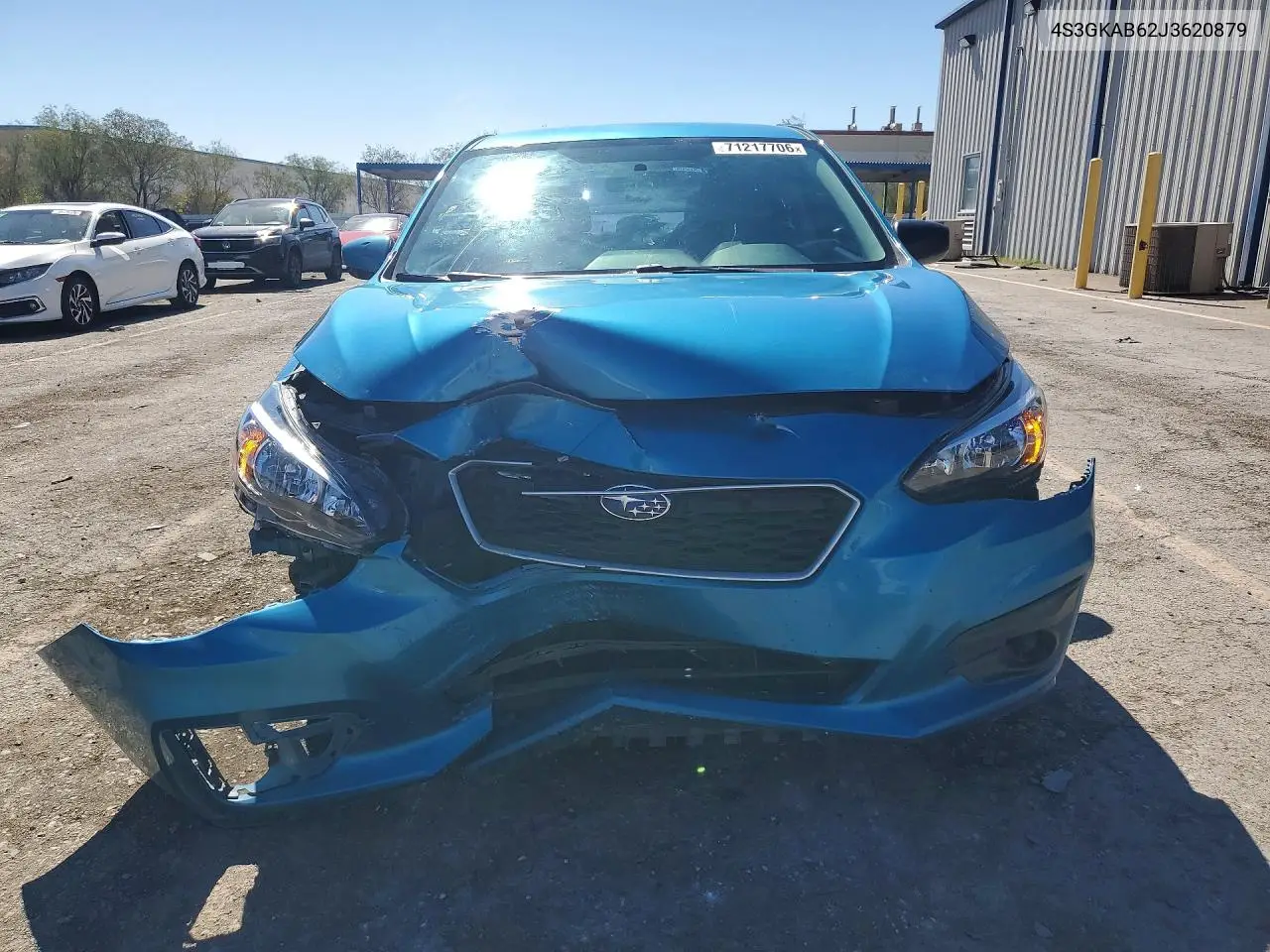 2018 SUBARU IMPREZA VIN 4S3GKAB62J3620879 — фото 5