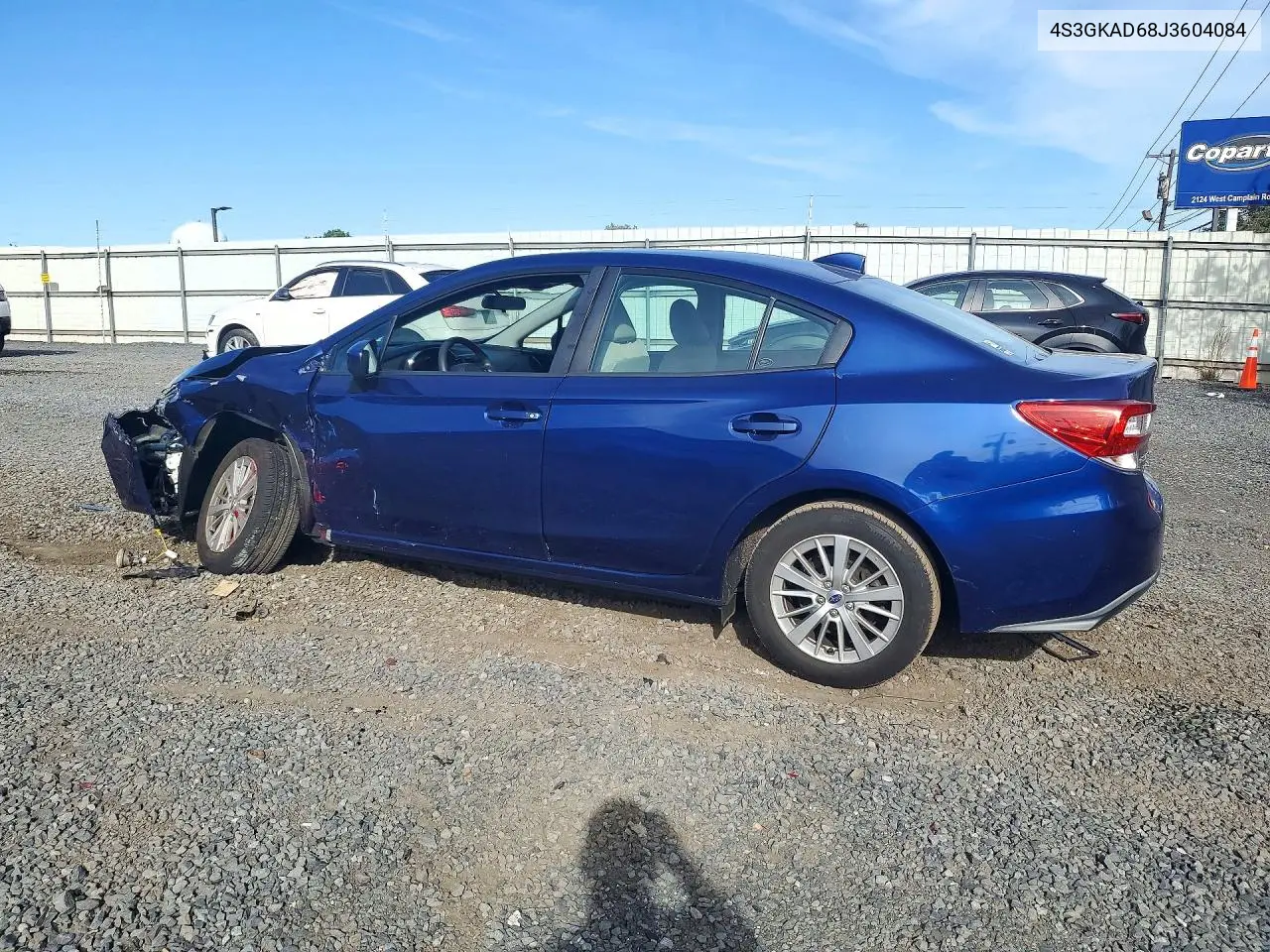 2018 SUBARU IMPREZA VIN 4S3GKAD68J3604084 — фото 2