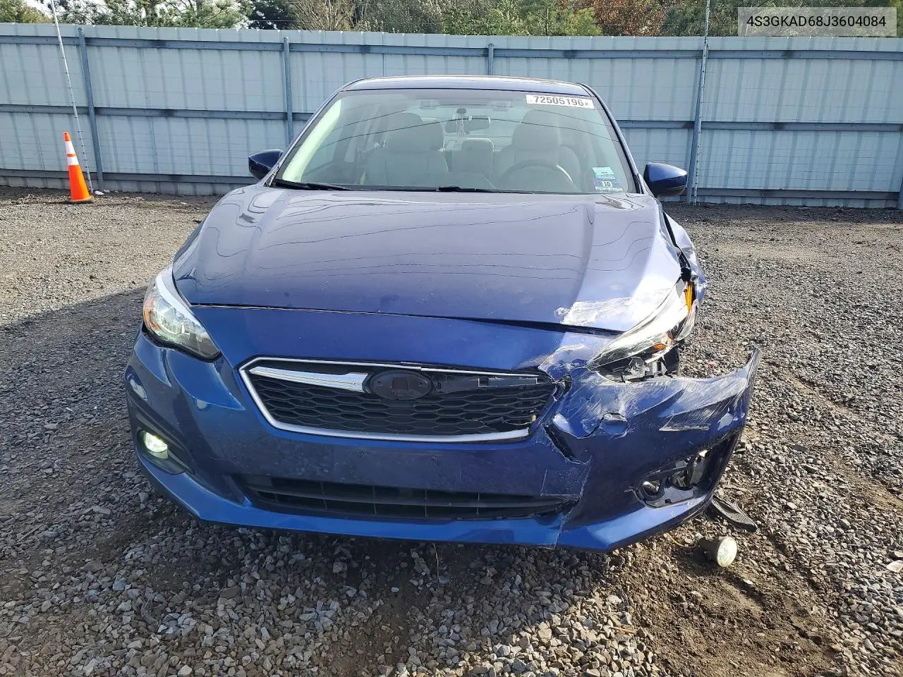 2018 SUBARU IMPREZA VIN 4S3GKAD68J3604084 — фото 5