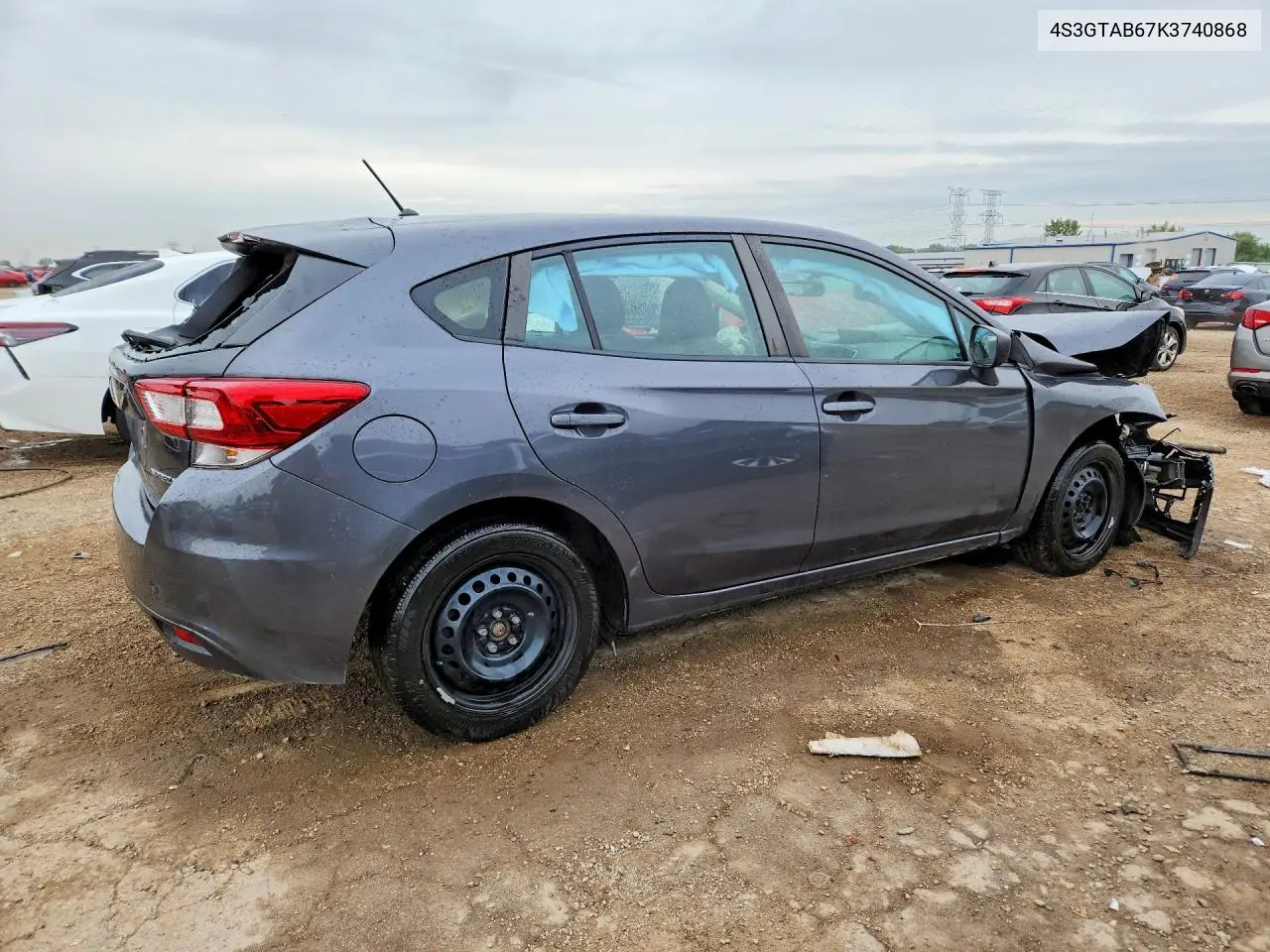 2019 SUBARU IMPREZA VIN 4S3GTAB67K3740868 — фото 3