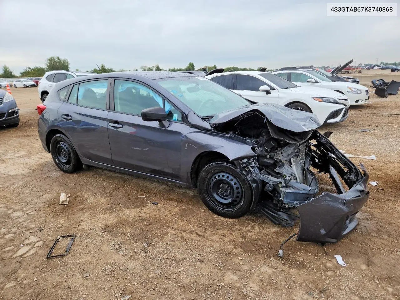 2019 SUBARU IMPREZA VIN 4S3GTAB67K3740868 — фото 4