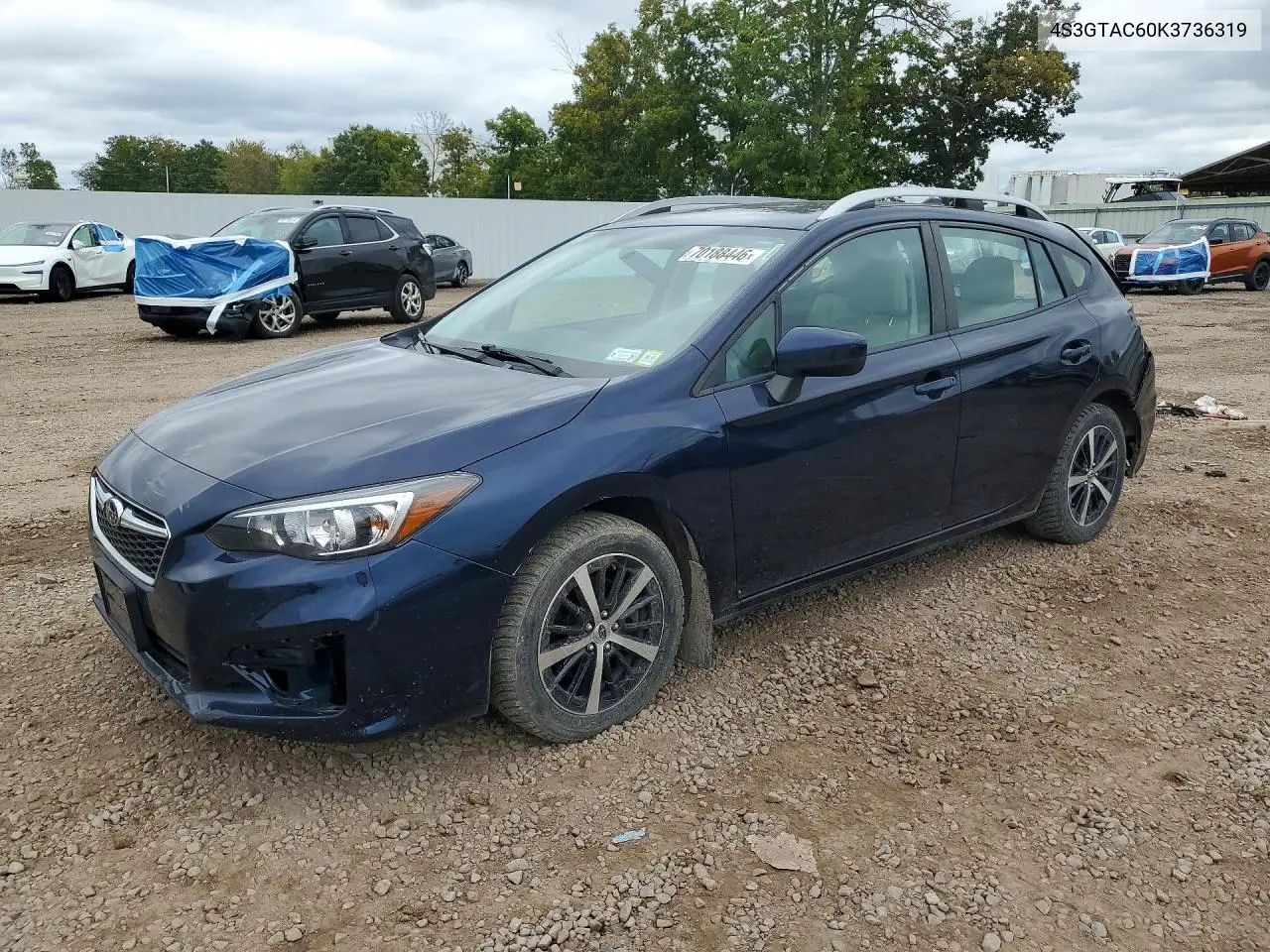 SUBARU IMPREZA 2019, VIN 4S3GTAC60K3736319
