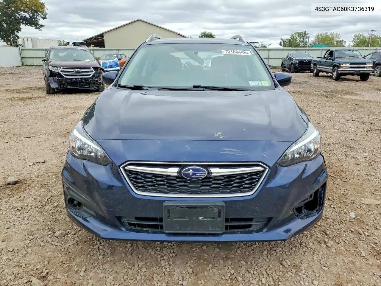 2019 SUBARU IMPREZA VIN 4S3GTAC60K3736319 — фото 5