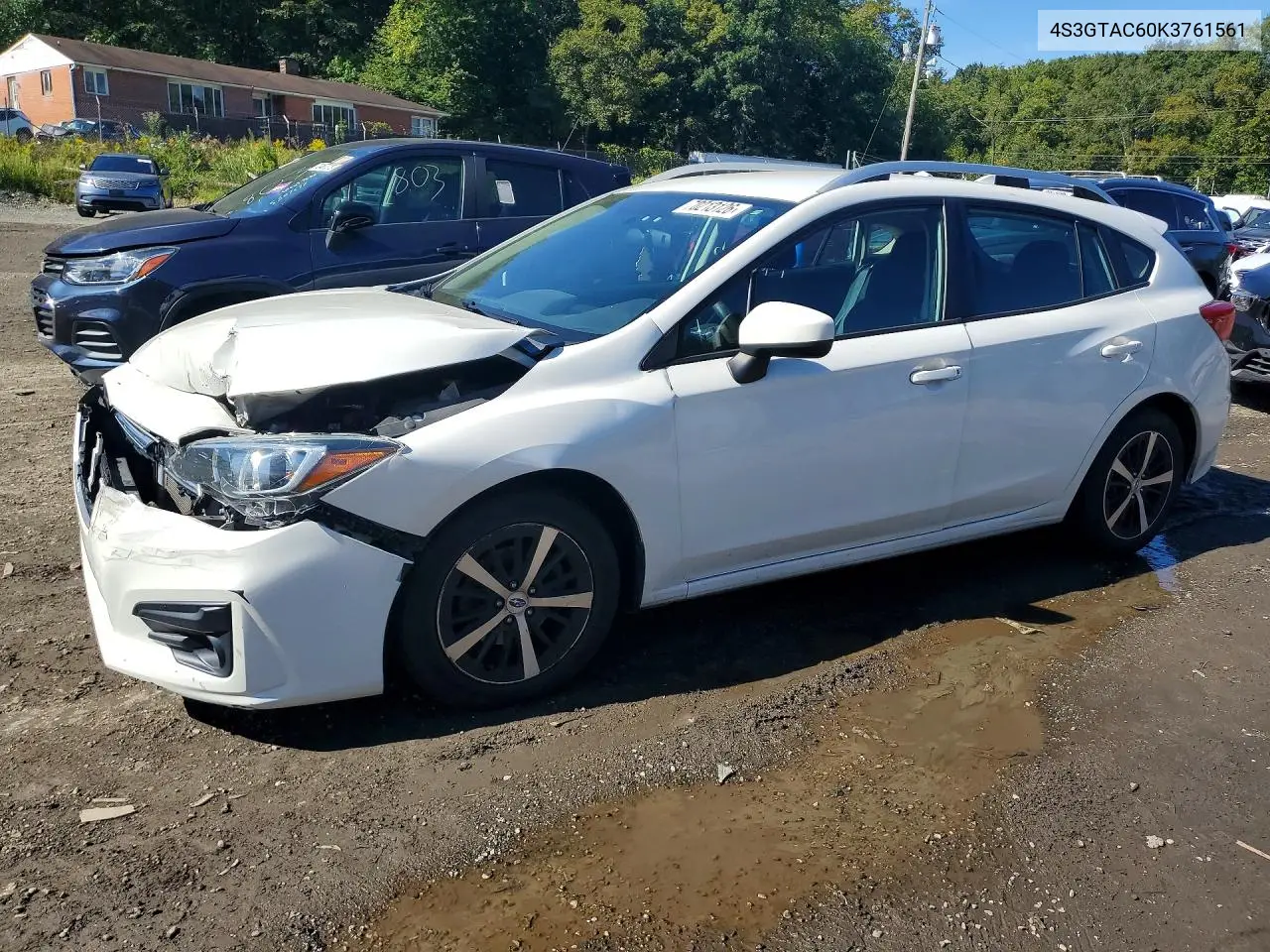 SUBARU IMPREZA 2019, VIN 4S3GTAC60K3761561