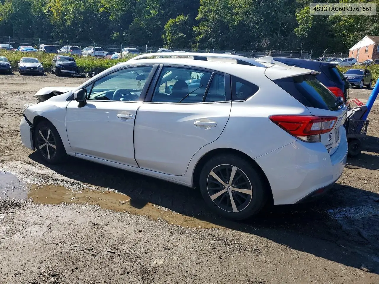 2019 SUBARU IMPREZA VIN 4S3GTAC60K3761561 — фото 2