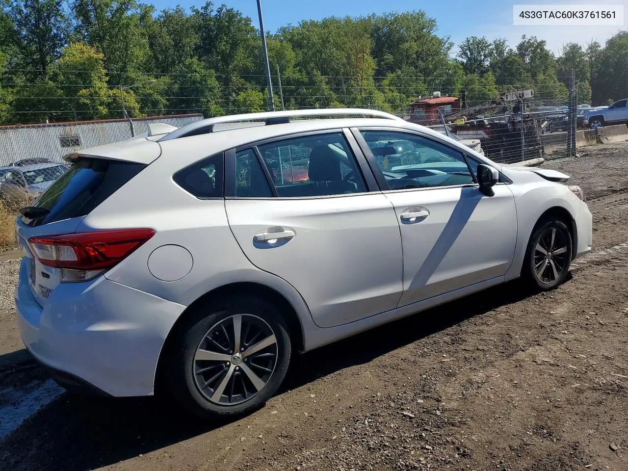 2019 SUBARU IMPREZA VIN 4S3GTAC60K3761561 — фото 3