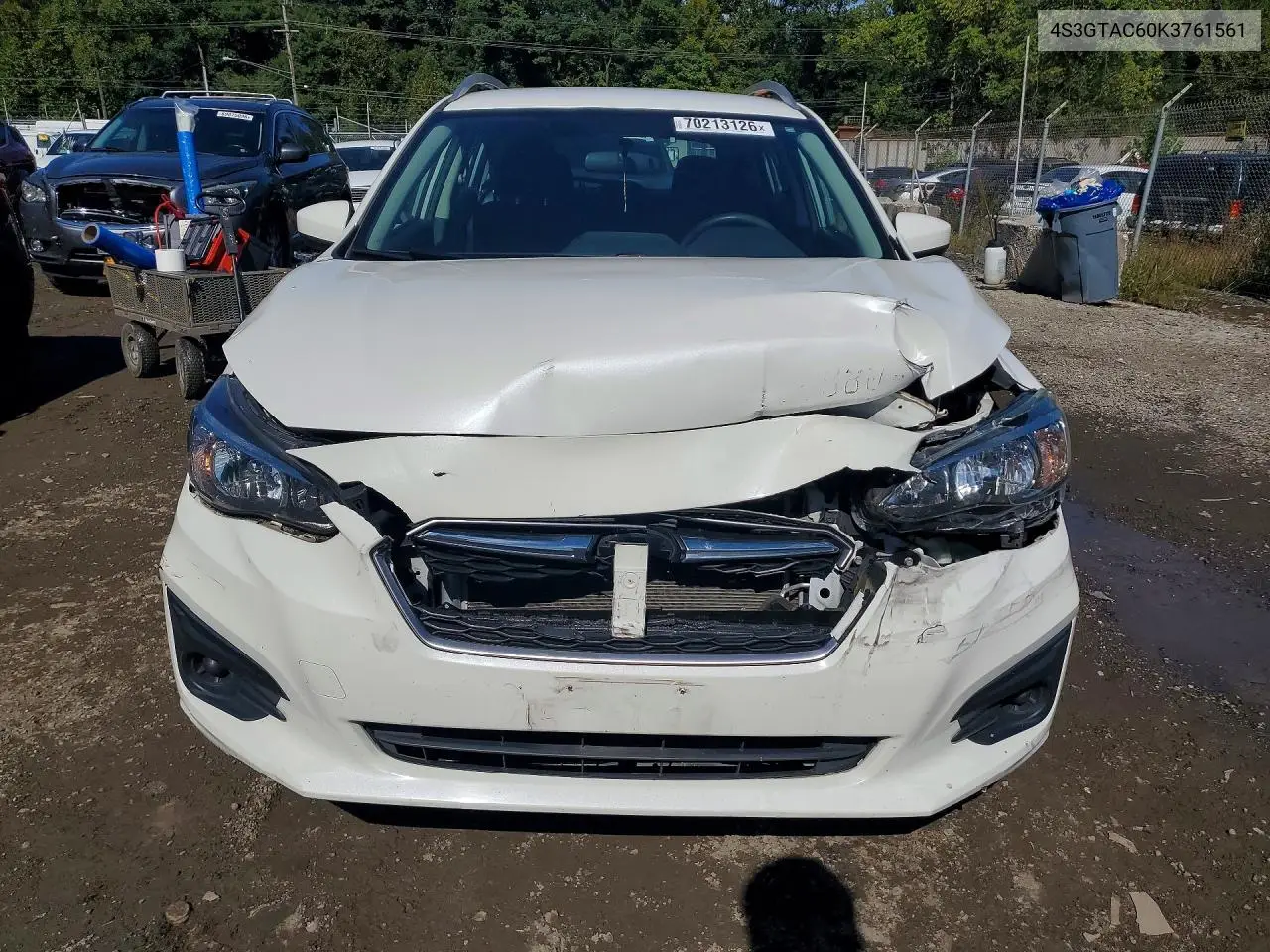 2019 SUBARU IMPREZA VIN 4S3GTAC60K3761561 — фото 5