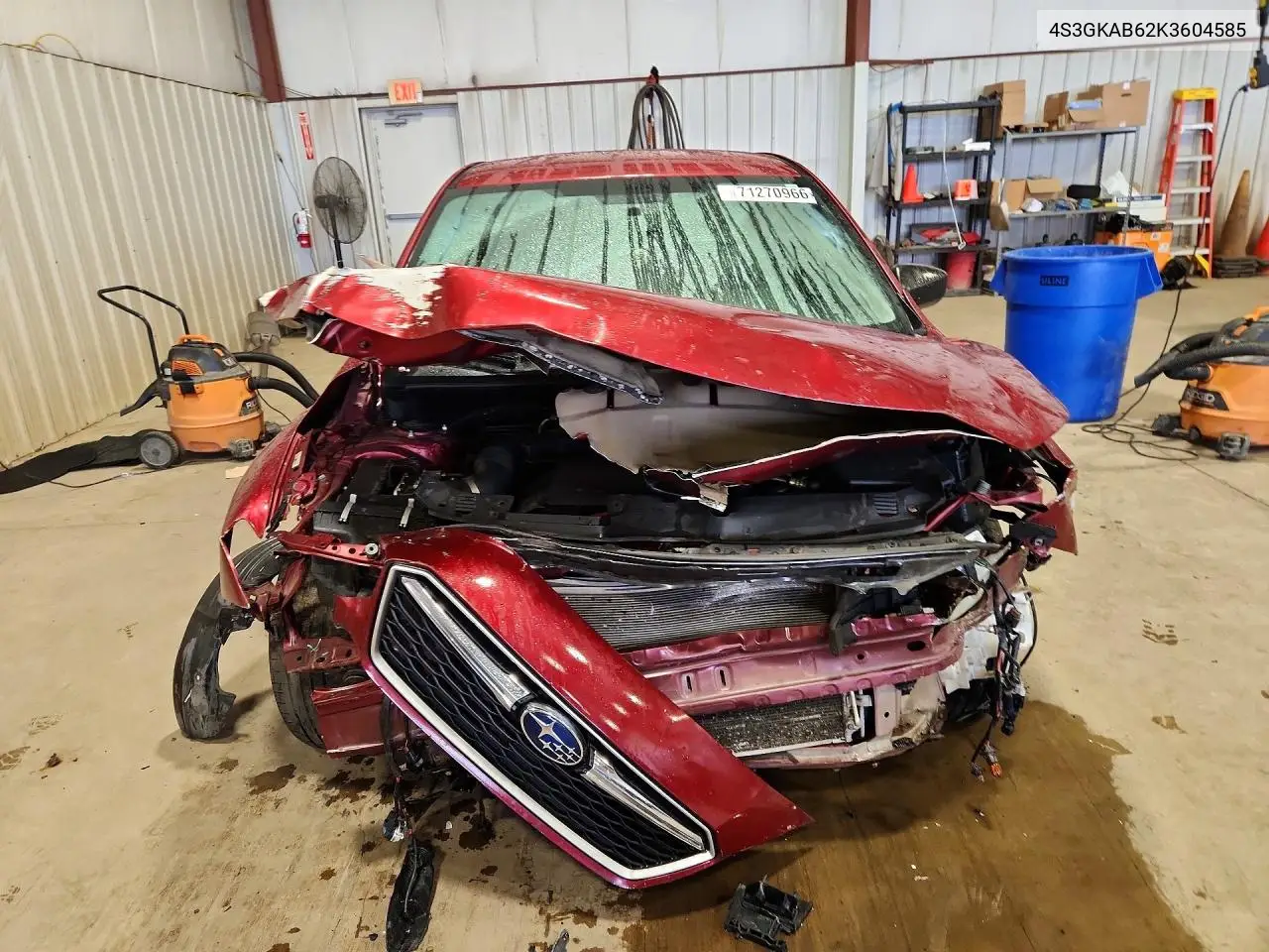 2019 SUBARU IMPREZA VIN 4S3GKAB62K3604585 — фото 5
