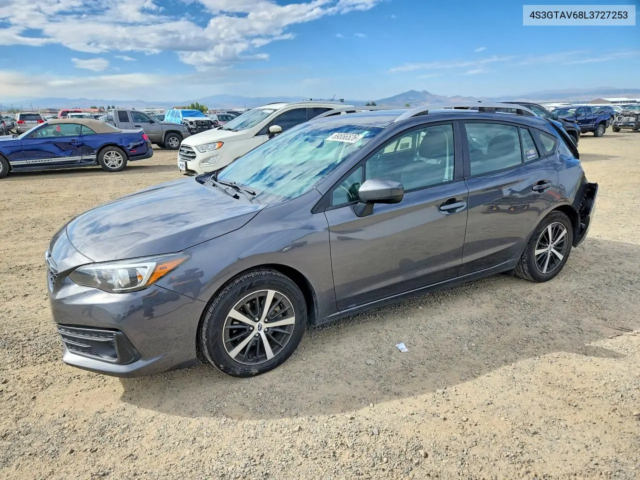 SUBARU IMPREZA 2020, VIN 4S3GTAV68L3727253