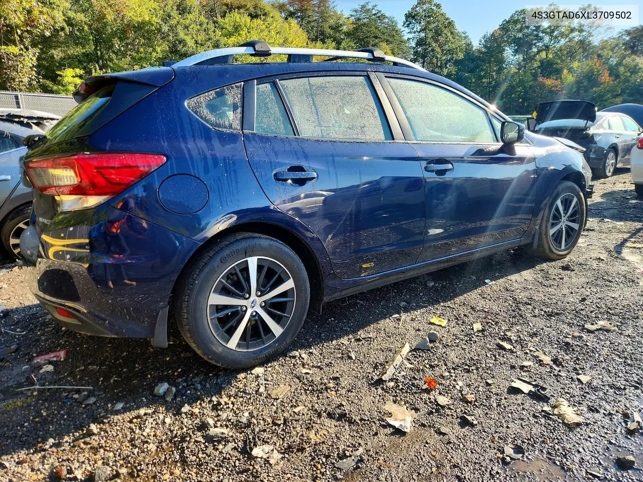 2020 SUBARU IMPREZA VIN 4S3GTAD6XL3709502 — фото 3