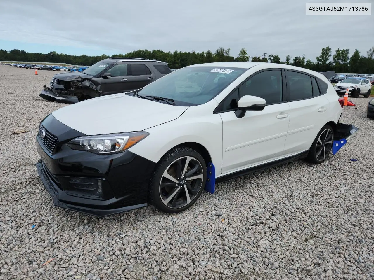 SUBARU IMPREZA 2021, VIN 4S3GTAJ62M1713786