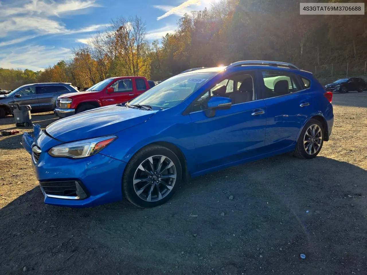 SUBARU IMPREZA 2021, VIN 4S3GTAT69M3706688