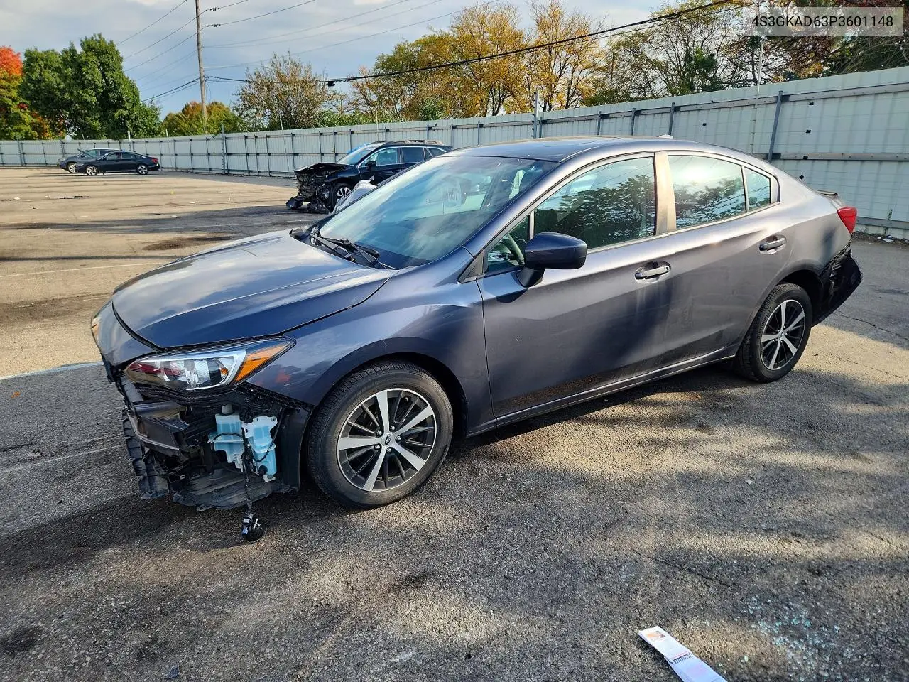 2023 SUBARU IMPREZA VIN 4S3GKAD63P3601148 — фото 2