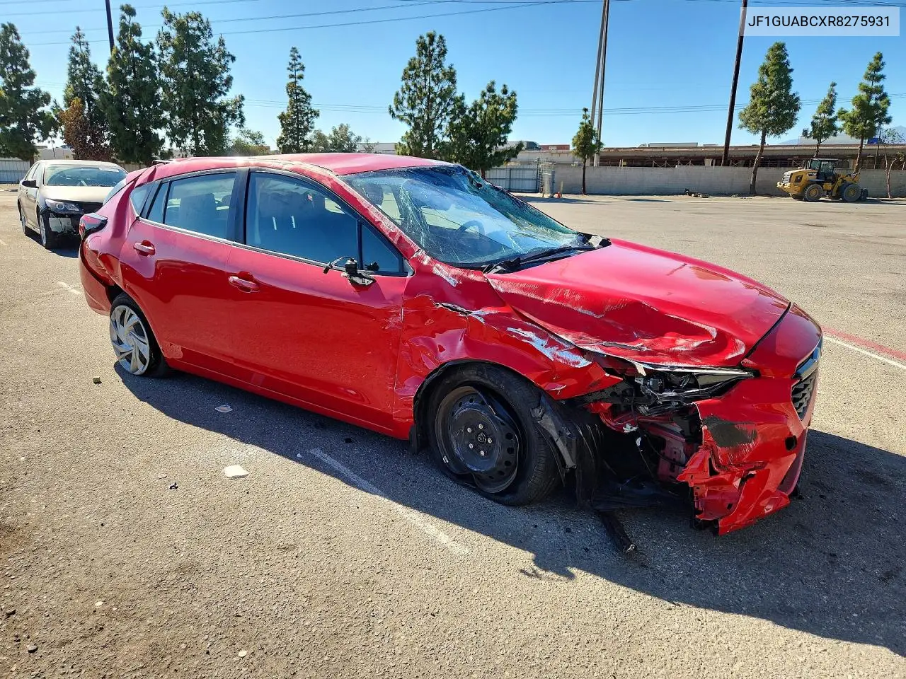 2024 SUBARU IMPREZA VIN JF1GUABCXR8275931 — фото 4