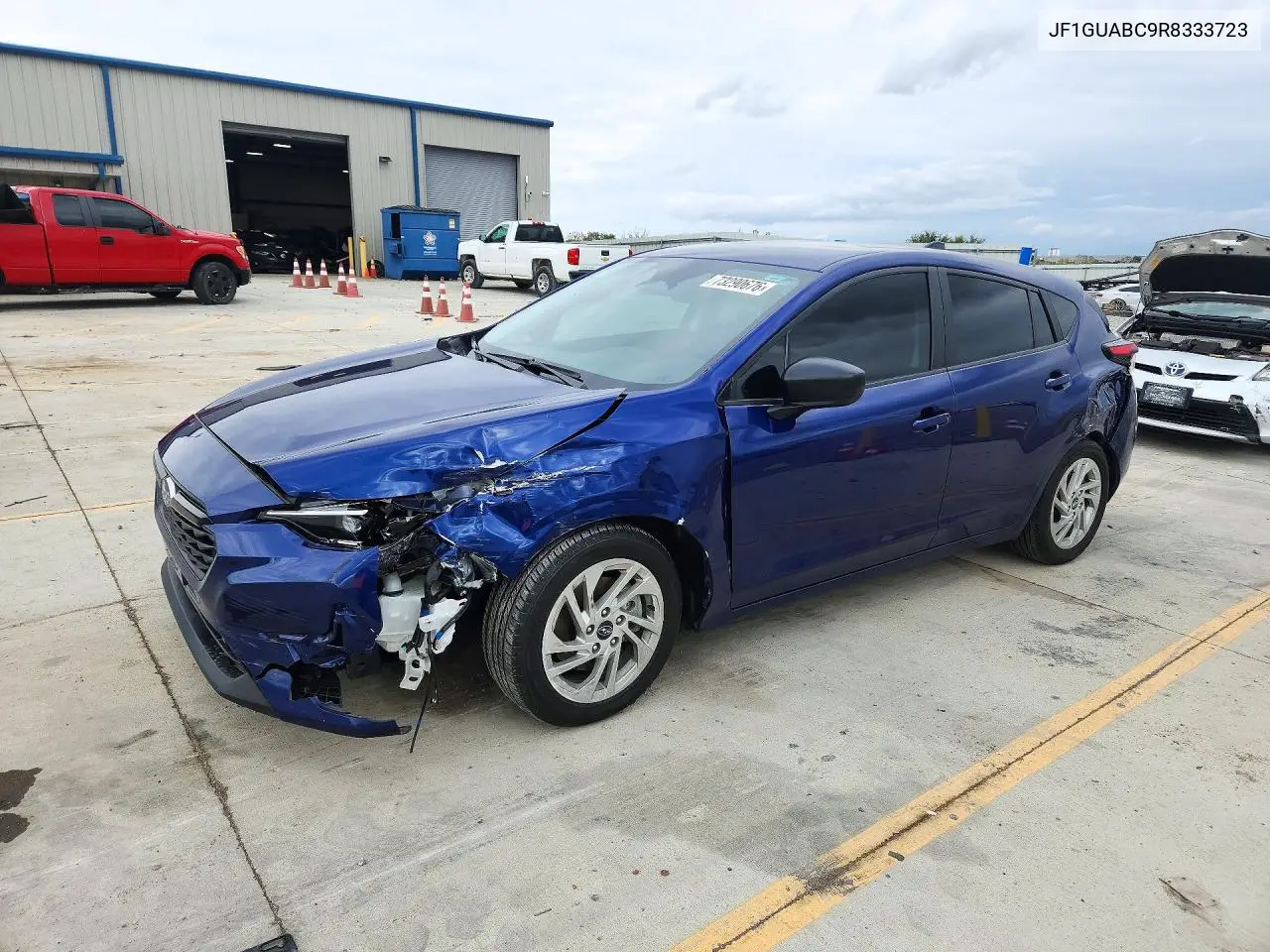 SUBARU IMPREZA 2024, VIN JF1GUABC9R8333723