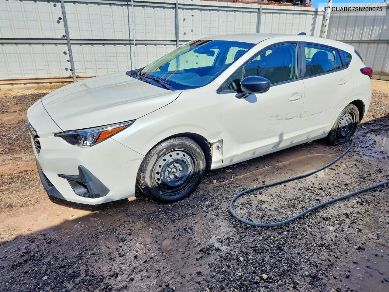 SUBARU IMPREZA 2025, VIN JF1GUABC7S8200075