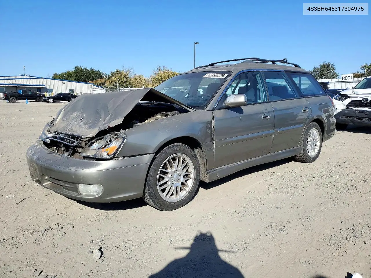 SUBARU LEGACY 2001, VIN 4S3BH645317304975