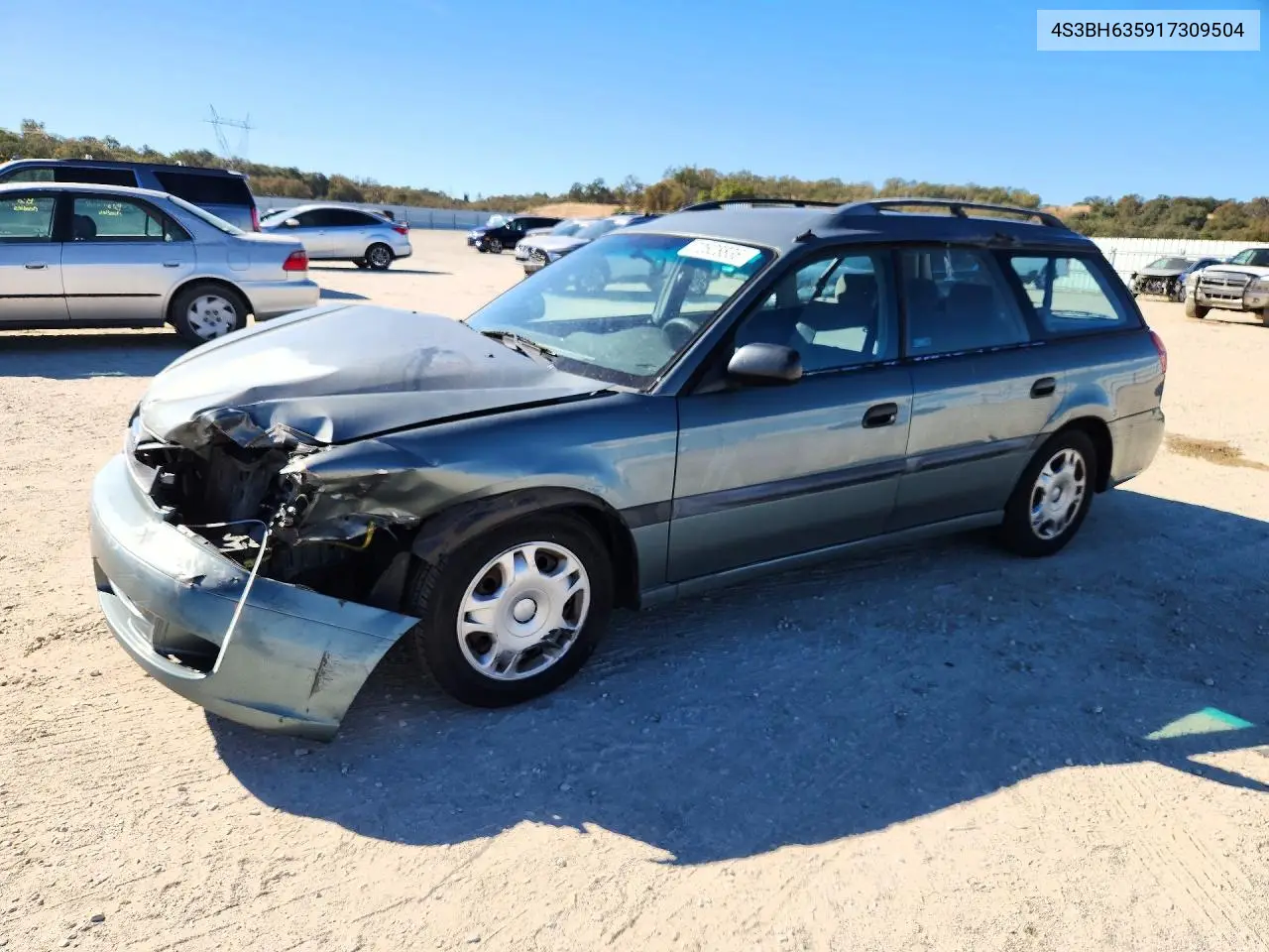 SUBARU LEGACY 2001, VIN 4S3BH635917309504