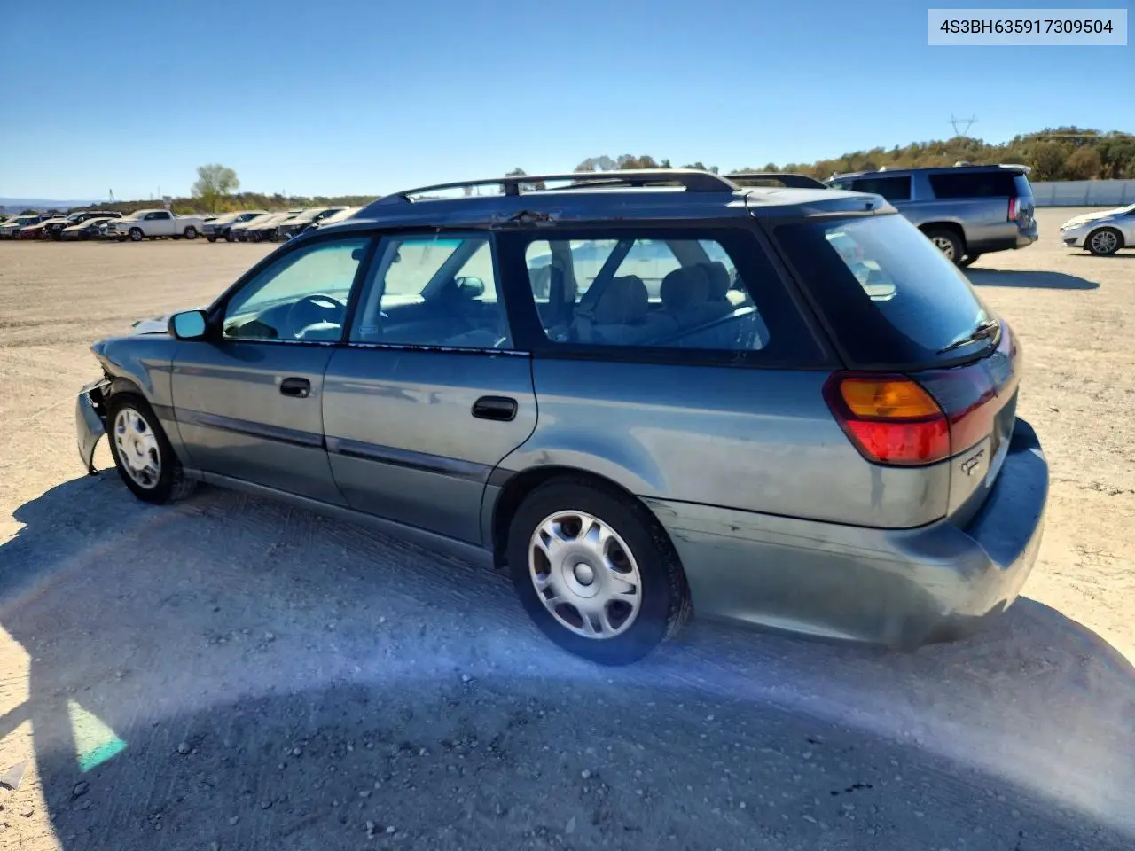 2001 SUBARU LEGACY VIN 4S3BH635917309504 — фото 2