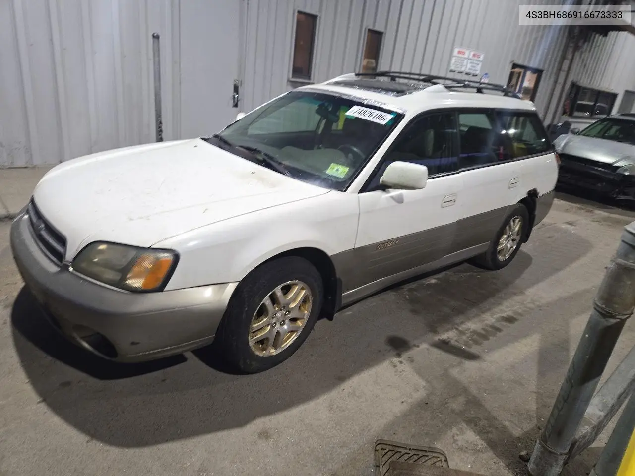 SUBARU LEGACY 2001, VIN 4S3BH686916673333