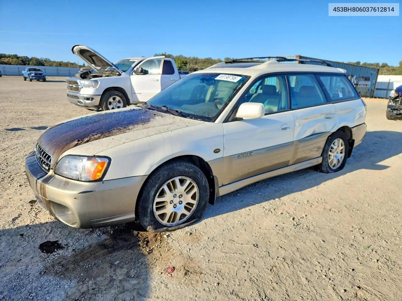 SUBARU LEGACY 2003, VIN 4S3BH806037612814