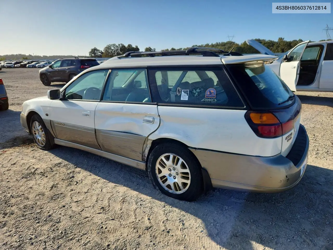 2003 SUBARU LEGACY VIN 4S3BH806037612814 — фото 2