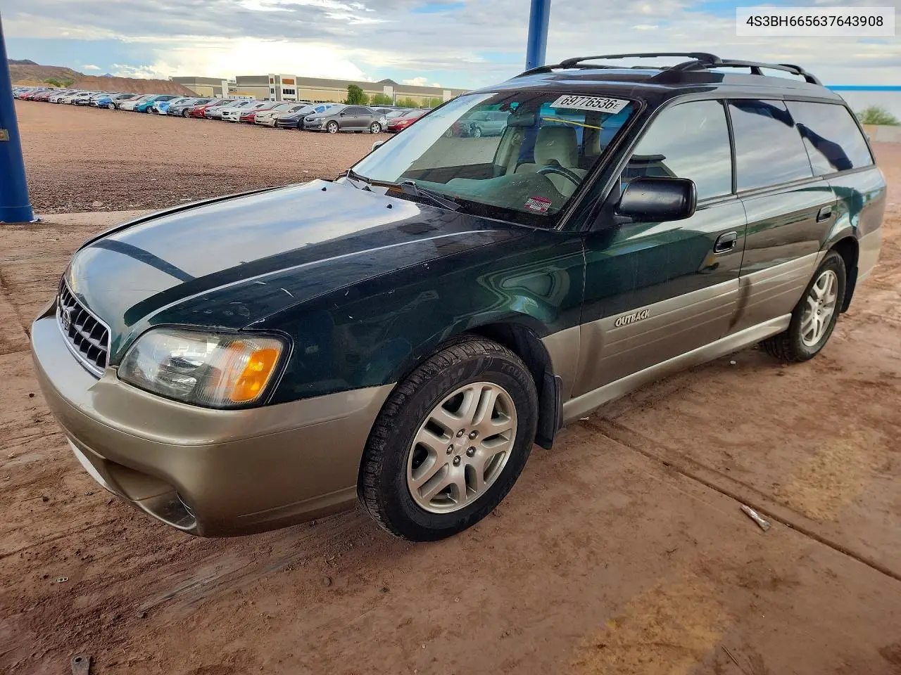 SUBARU LEGACY 2003, VIN 4S3BH665637643908