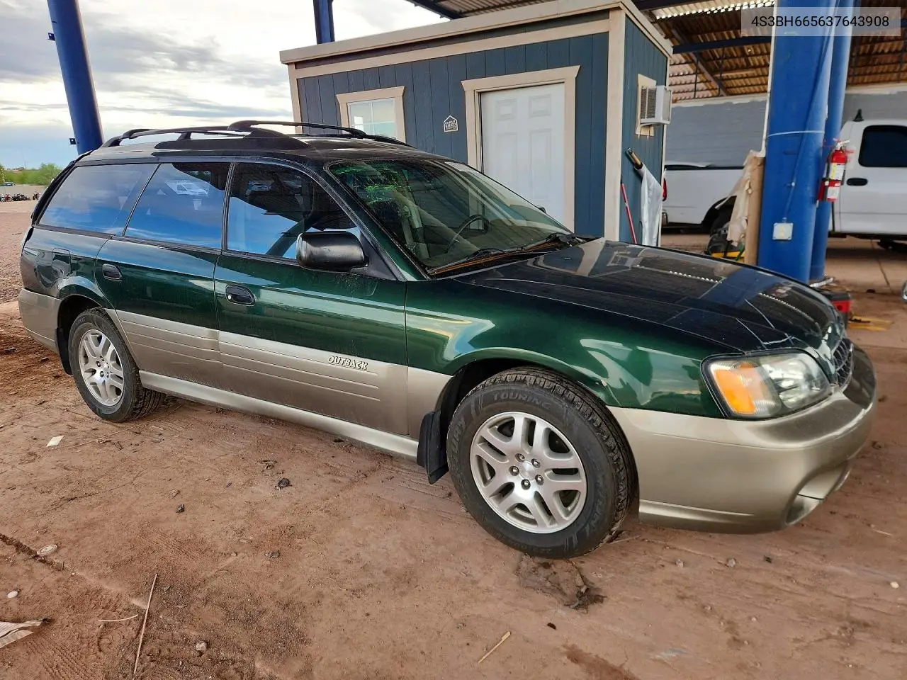 2003 SUBARU LEGACY VIN 4S3BH665637643908 — фото 4