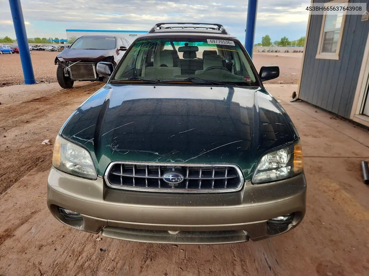 2003 SUBARU LEGACY VIN 4S3BH665637643908 — фото 5