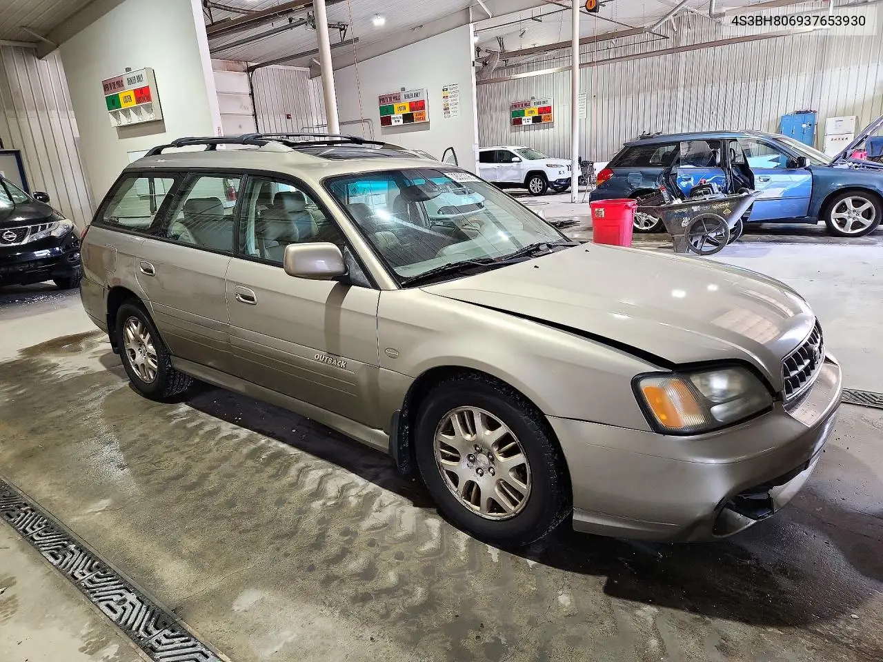 2003 SUBARU LEGACY VIN 4S3BH806937653930 — фото 4