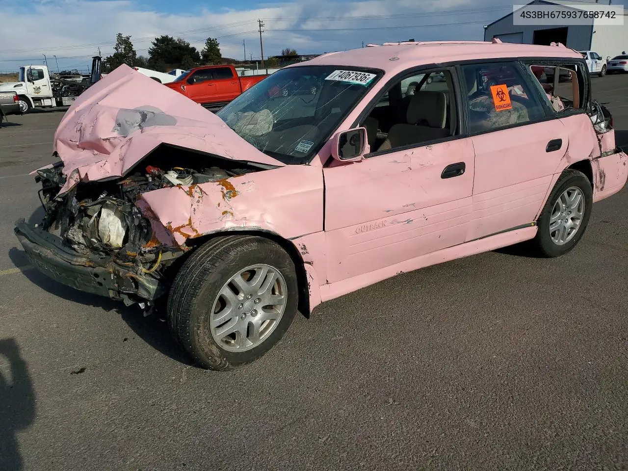 SUBARU LEGACY 2003, VIN 4S3BH675937658742