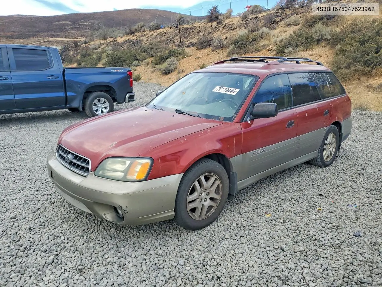 SUBARU LEGACY 2004, VIN 4S3BH675047623962