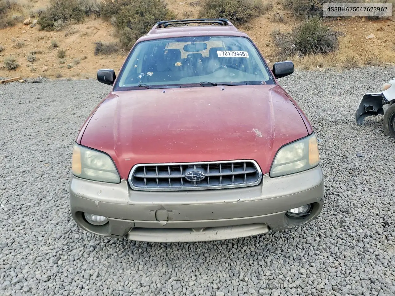 2004 SUBARU LEGACY VIN 4S3BH675047623962 — фото 5