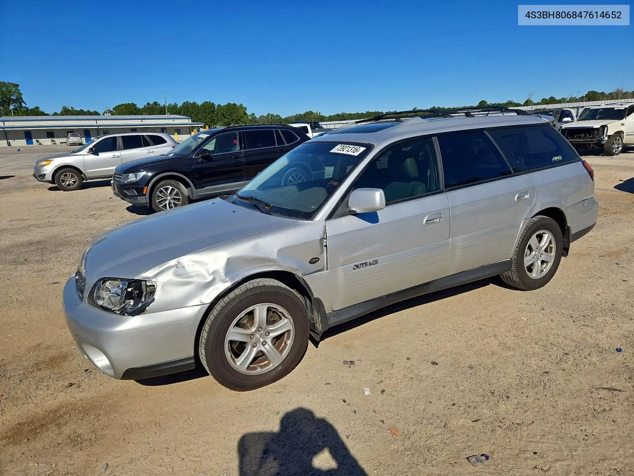 SUBARU LEGACY 2004, VIN 4S3BH806847614652