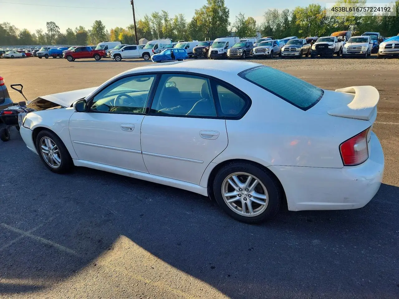 2005 SUBARU LEGACY VIN 4S3BL616757224192 — фото 2
