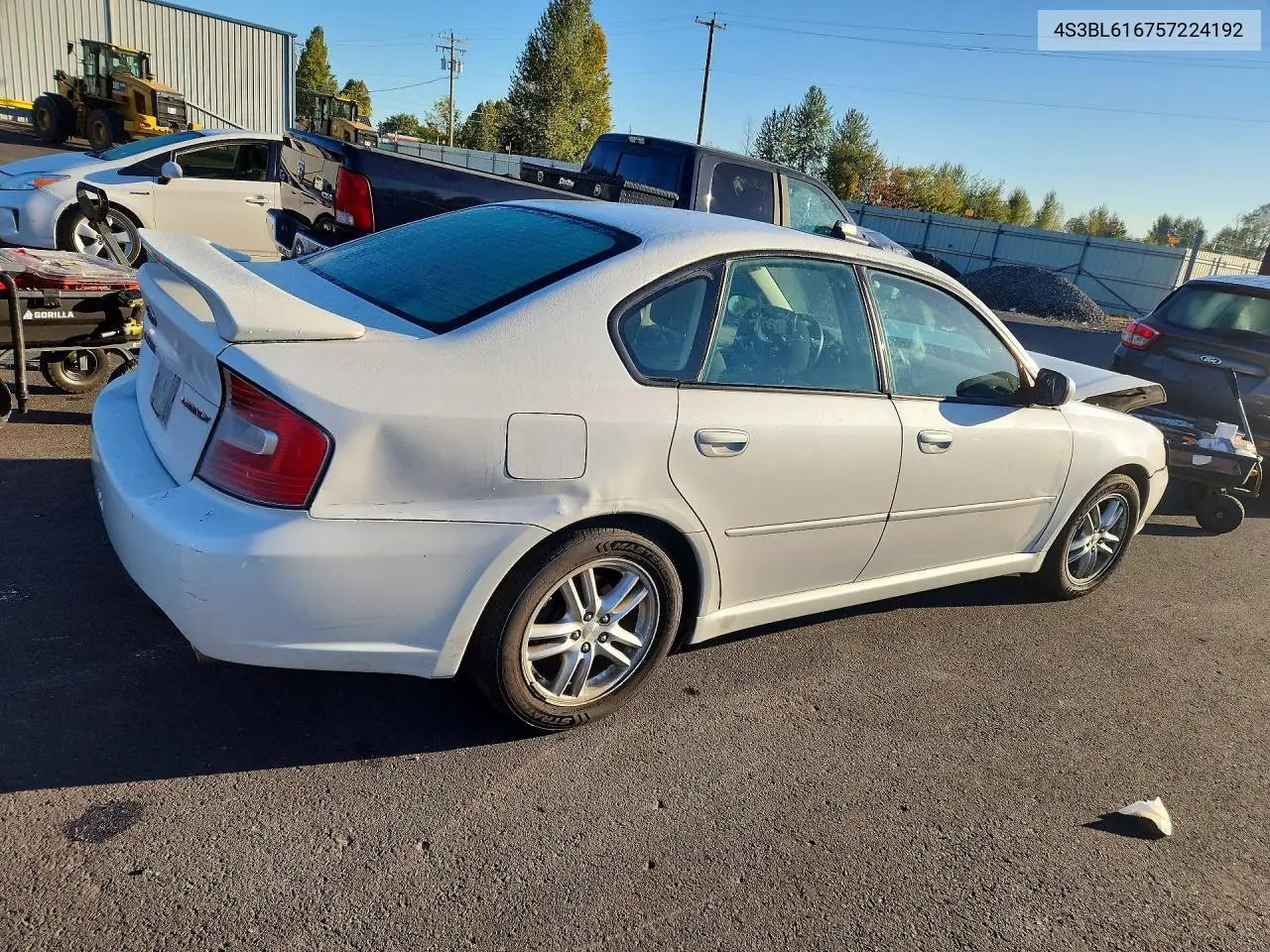 2005 SUBARU LEGACY VIN 4S3BL616757224192 — фото 3