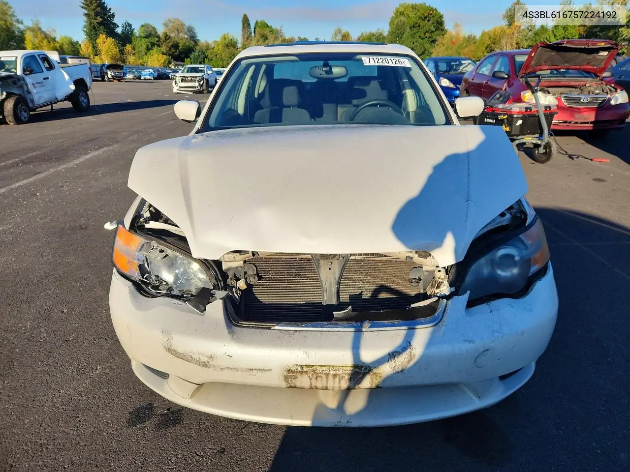 2005 SUBARU LEGACY VIN 4S3BL616757224192 — фото 5