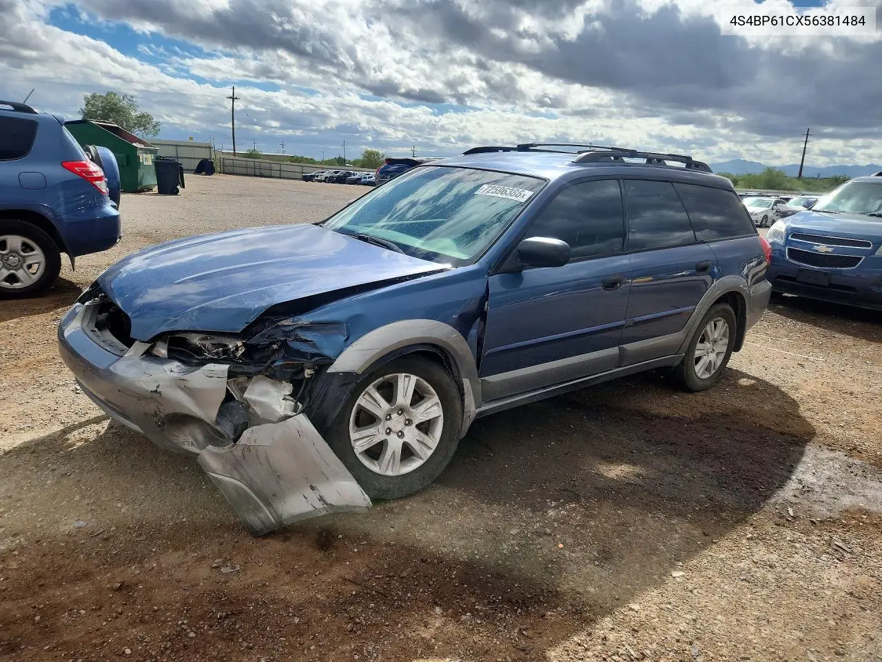 SUBARU LEGACY 2005, VIN 4S4BP61CX56381484