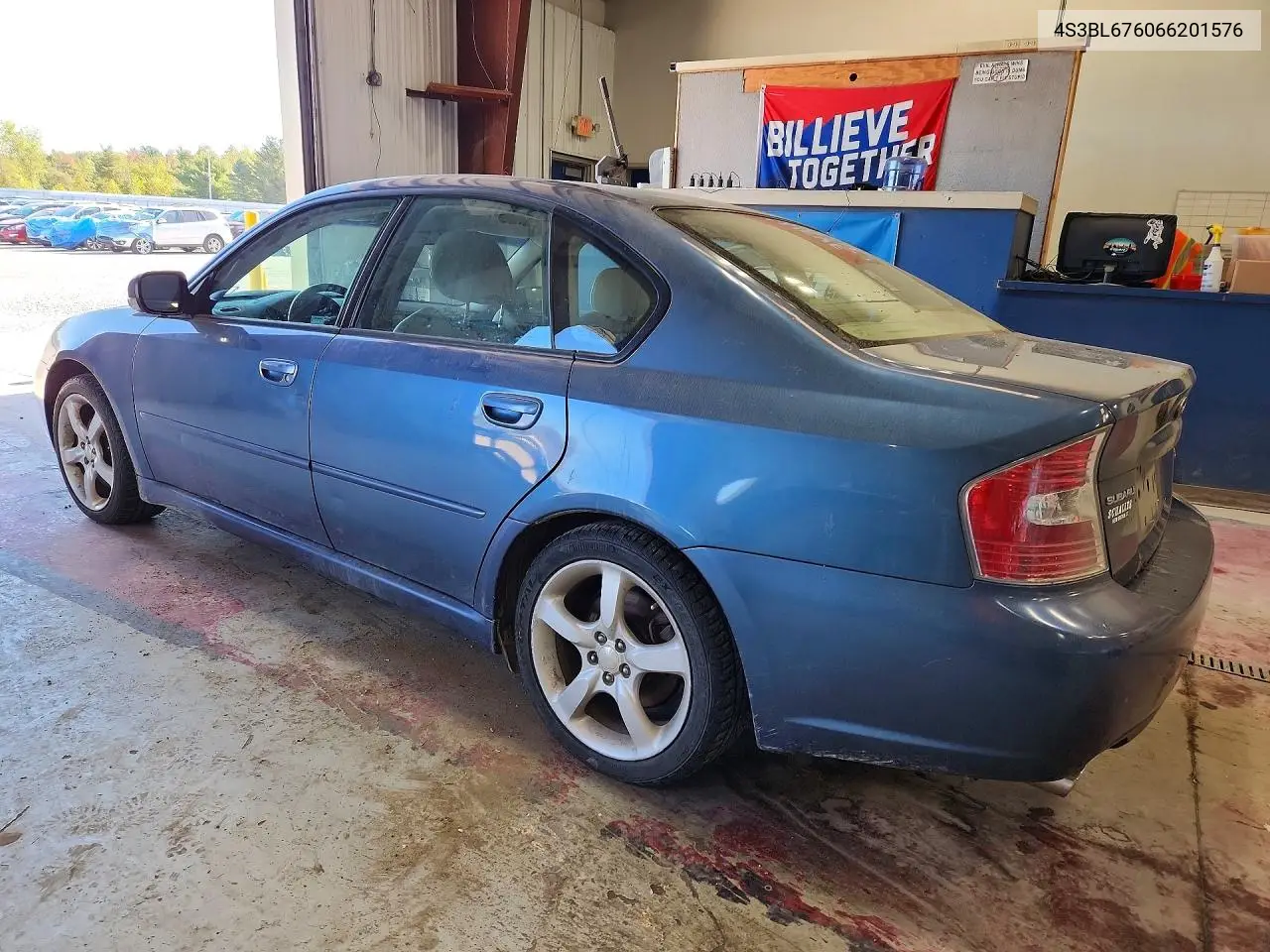 2006 SUBARU LEGACY VIN 4S3BL676066201576 — фото 2
