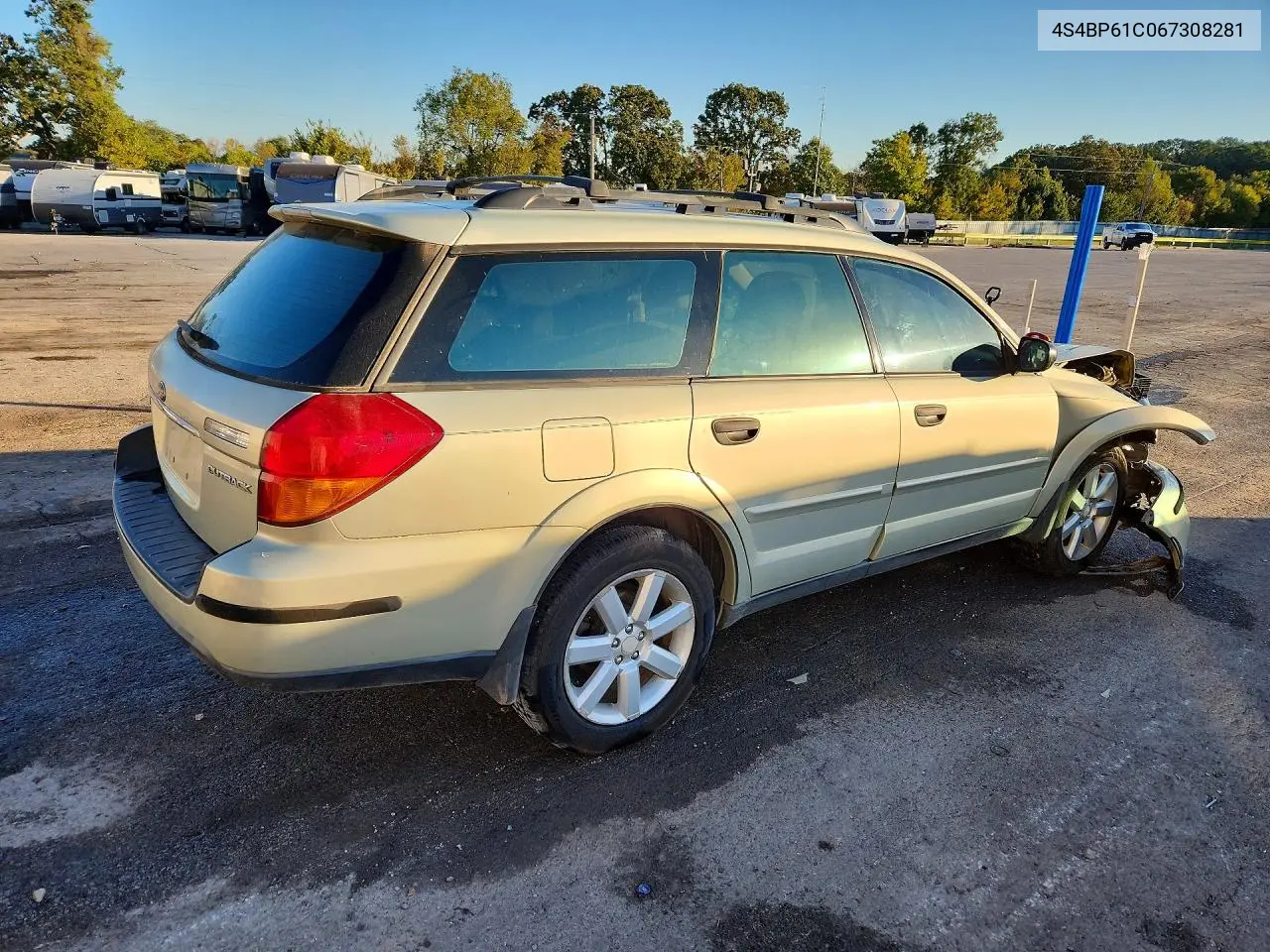 2006 SUBARU LEGACY VIN 4S4BP61C067308281 — фото 3