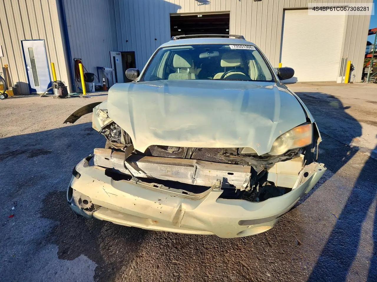 2006 SUBARU LEGACY VIN 4S4BP61C067308281 — фото 5