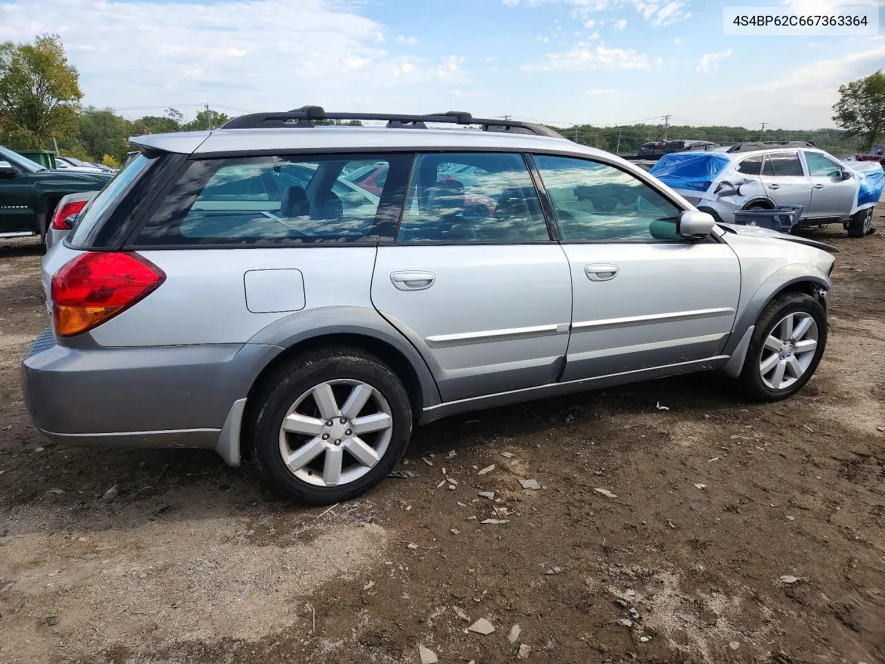 2006 SUBARU LEGACY VIN 4S4BP62C667363364 — фото 3