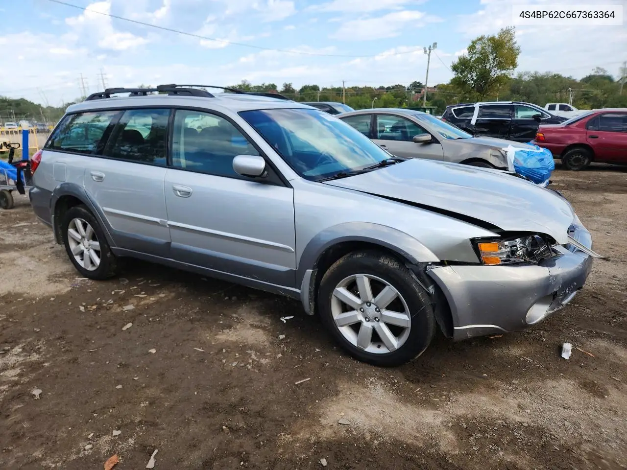 2006 SUBARU LEGACY VIN 4S4BP62C667363364 — фото 4
