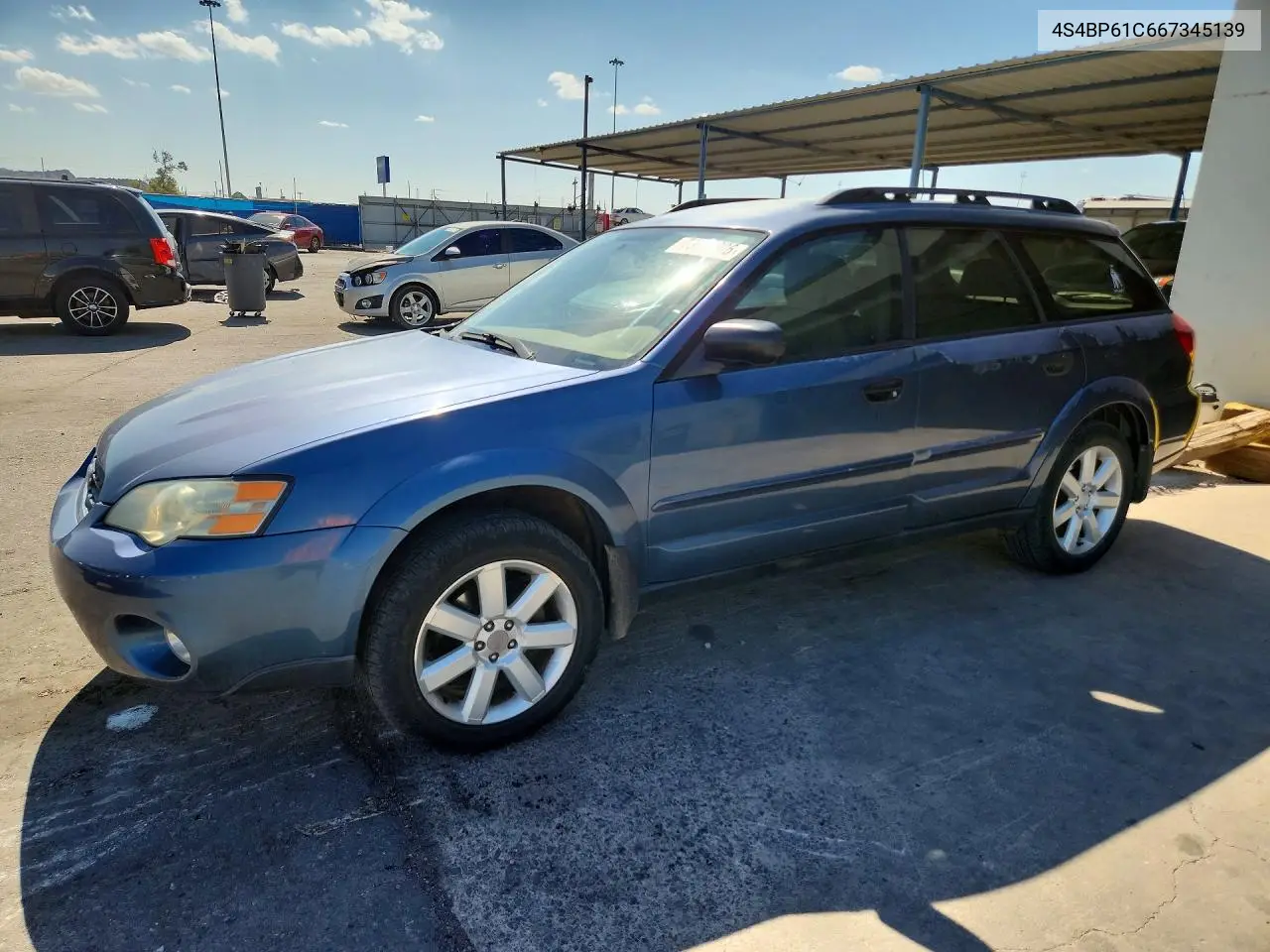 SUBARU LEGACY 2006, VIN 4S4BP61C667345139