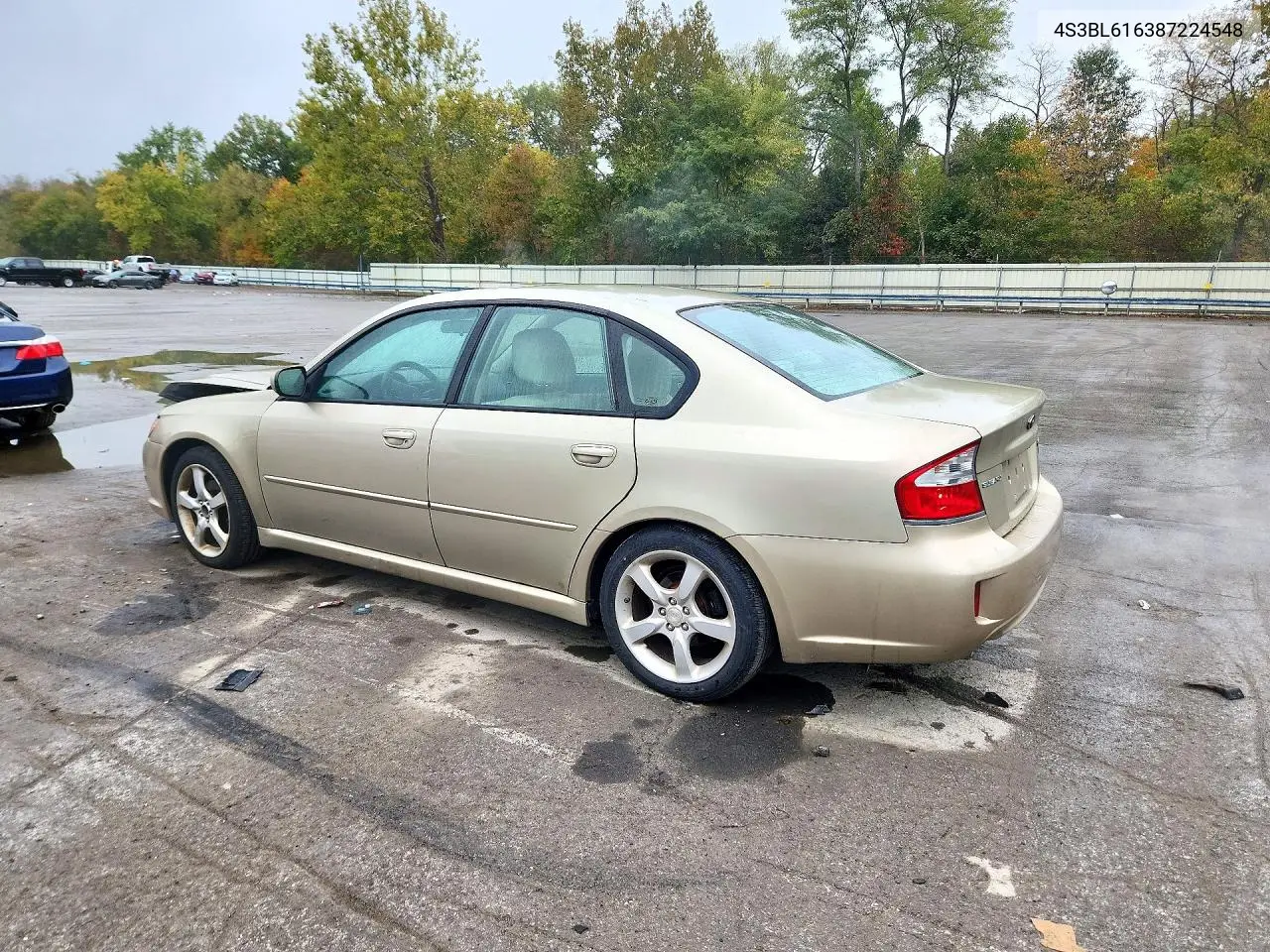2008 SUBARU LEGACY VIN 4S3BL616387224548 — фото 2