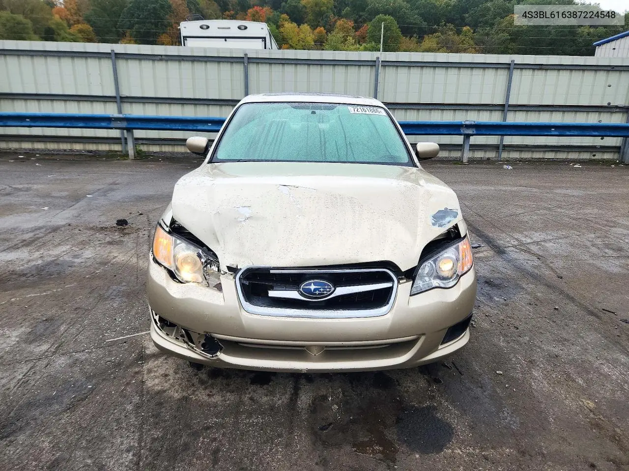 2008 SUBARU LEGACY VIN 4S3BL616387224548 — фото 5
