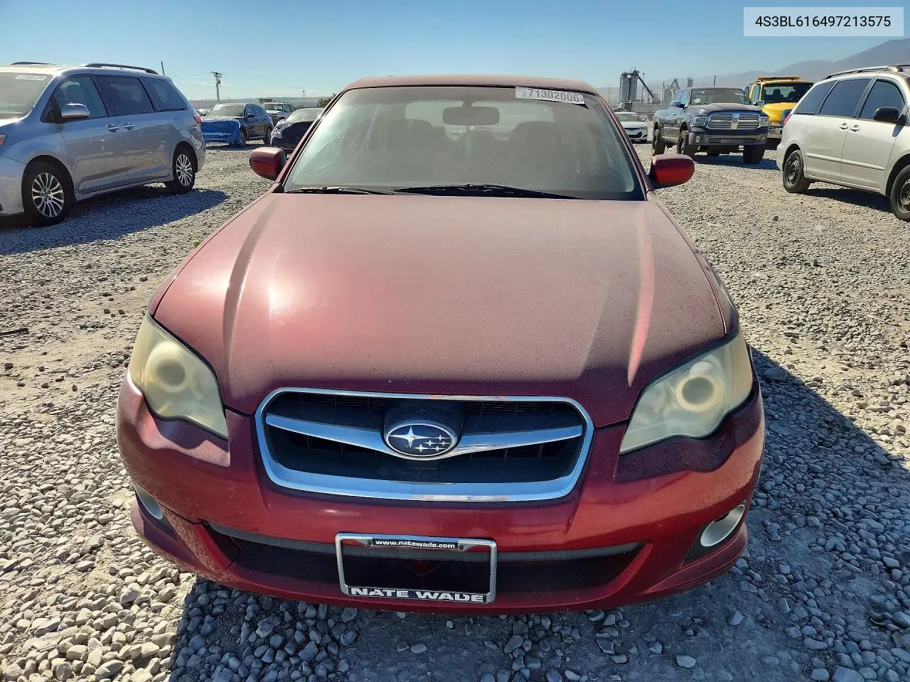 2009 SUBARU LEGACY VIN 4S3BL616497213575 — фото 5